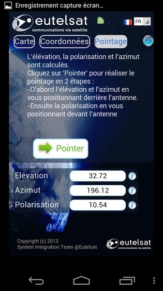 Eutelsat satellite finder - Preview 2
