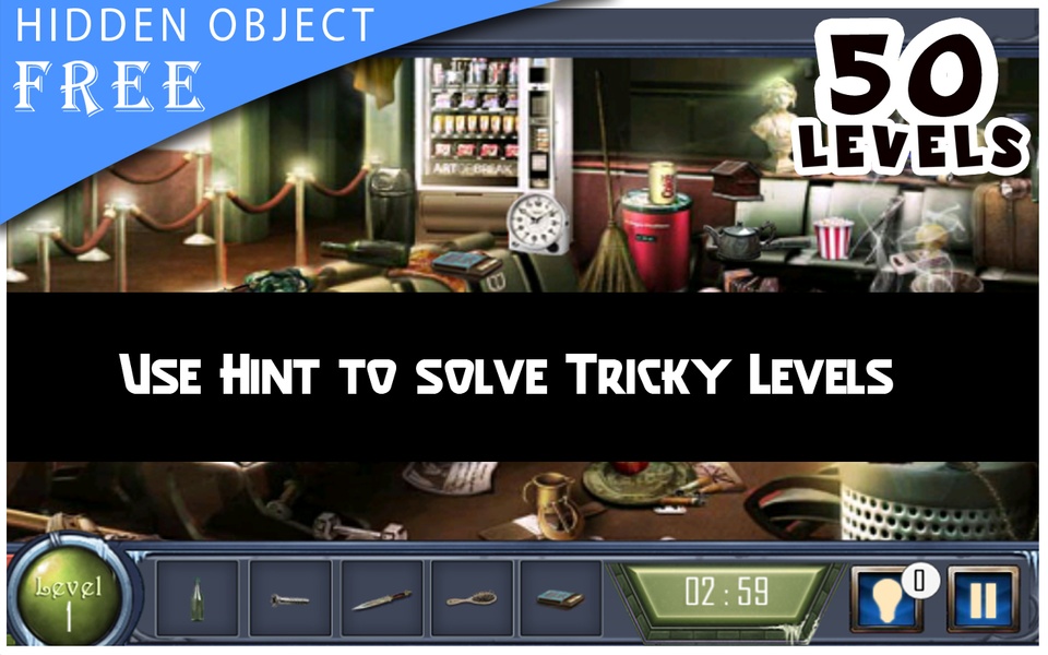 Hidden Object Game : 50 Levels of Midnight Castle - Preview 4
