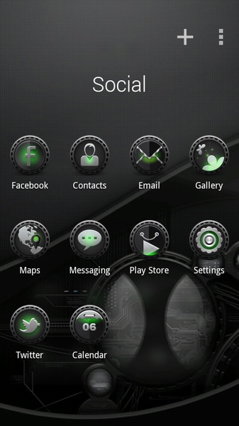 Agent GOLauncher EX Theme - Preview 1