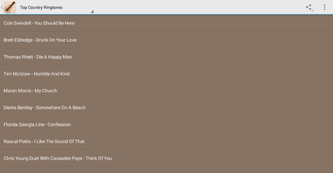 Best Country Ringtones - Preview 2