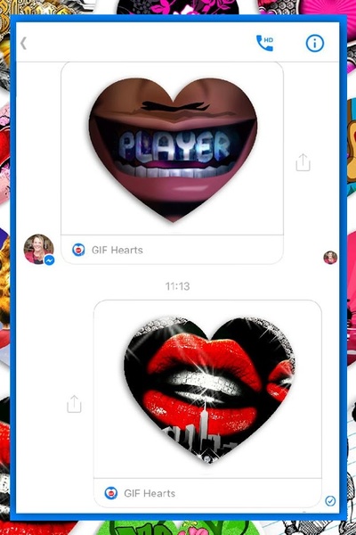 GIF Hearts - Preview 2