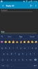 Emoji Keyboard Circle Blue screenshot 3