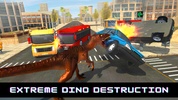 Angry Dino Rampage City Attack screenshot 2