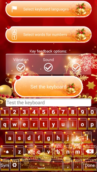 Christmas Keyboard Themes - Preview 2