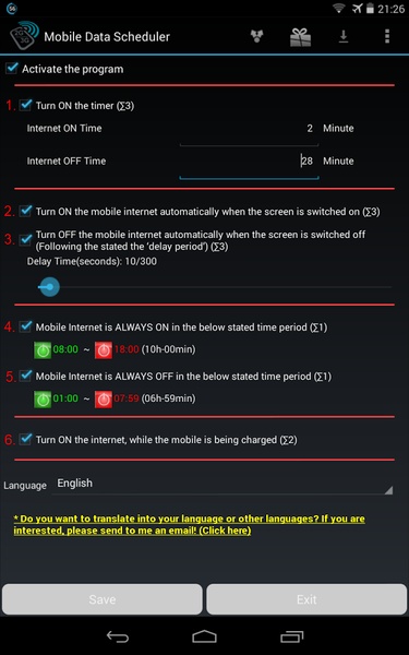 MobileInternetScheduler - Preview 2
