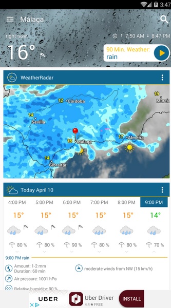 Clima & Radar - Previsão do tempo para iOS e Android