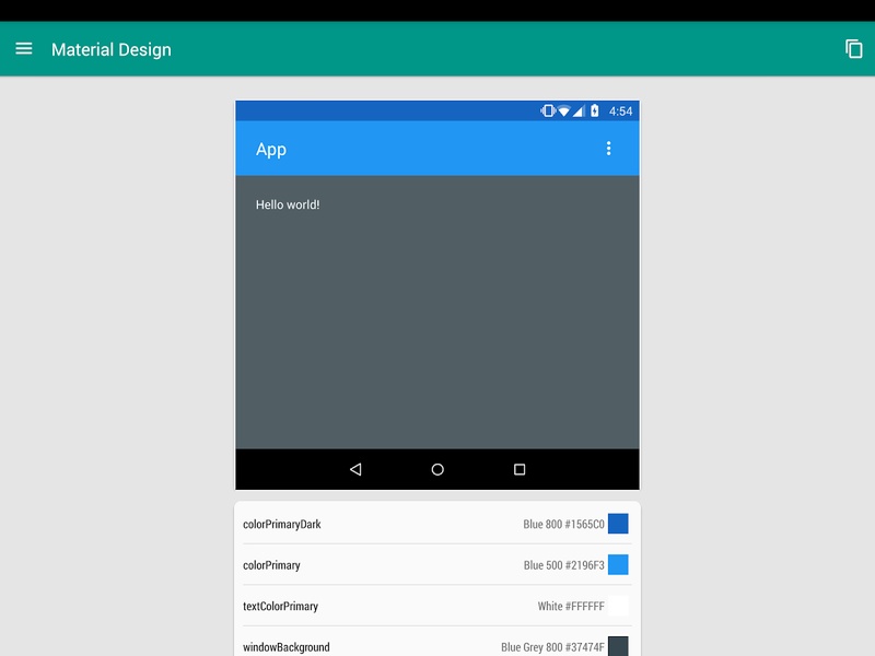 Material Design - Preview 2