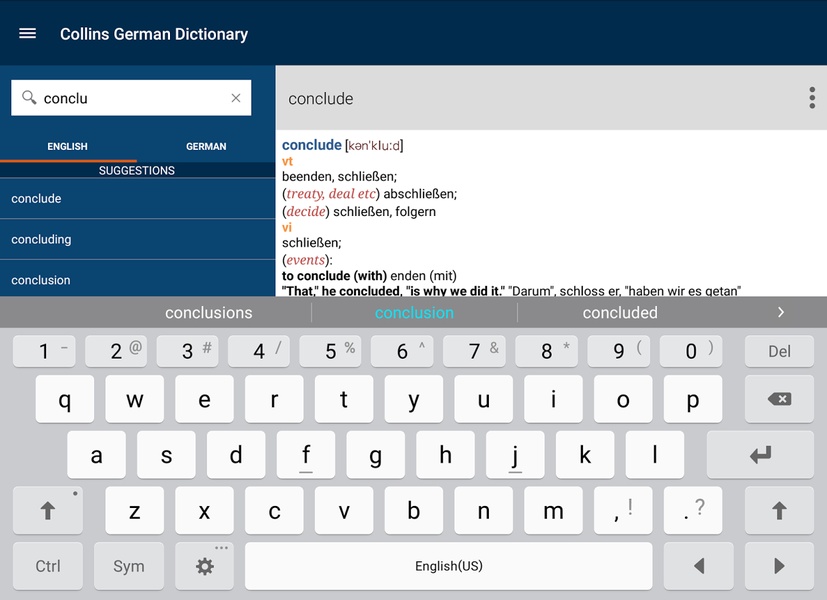 Collins German Dictionary - Preview 5
