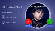 Wednesday Addams – Fake Call screenshot 5