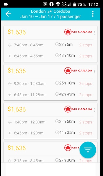 Flights price - Preview 17