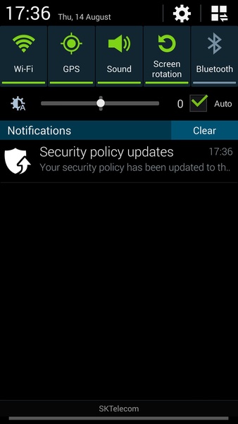 Samsung Security Policy Update - Preview 4