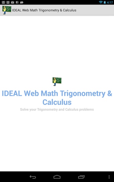 IDEAL Web Math Trigonometry & Calculus - Preview 5