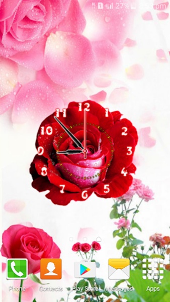 Rose Flower Clock - Preview 8