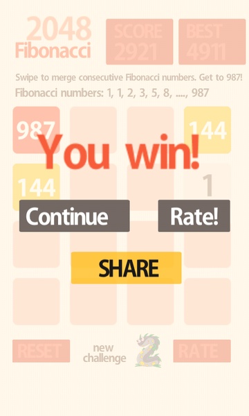 2048 Fibonacci - Preview 4