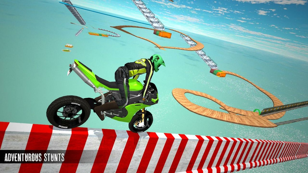 Jogo Impossible Moto Bike Track Stunts no Jogos 360