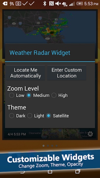 Weather Radar Widget - Preview 11