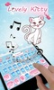 Lovely Kitty GO Keyboard Theme screenshot 2