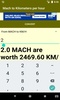 Mach to Kilometers per hour converter screenshot 3