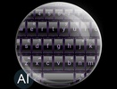 AI Keyboard Theme Frame Purpl screenshot 1