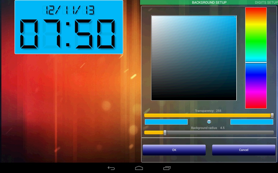 LED clock widget lite - Preview 9