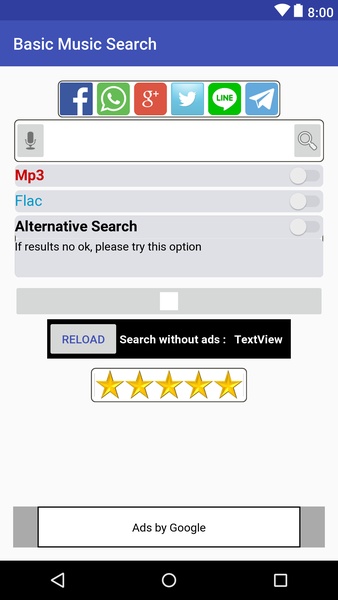 Basic Music Search - Preview 2
