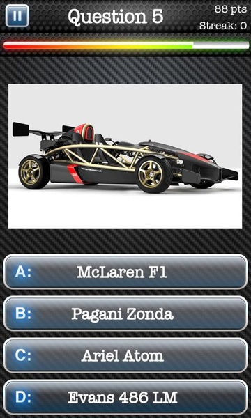 Cars Quiz Game - Preview 2
