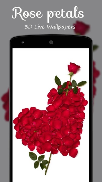 Rose petals 3D Live Wallpapers Free - Preview 6