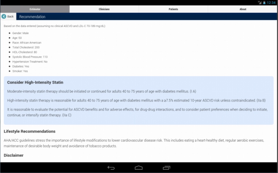 ASCVD Risk Estimator - Preview 14