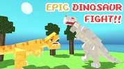 Blocky Dino Park T-Rex Rampage screenshot 2