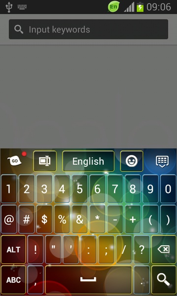 Keyboard for HTC Desire C - Preview 3