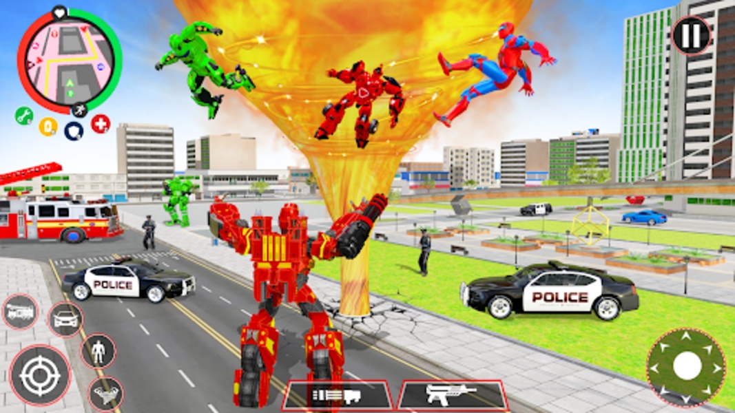 Firefighter Robot Transforming - Preview 1