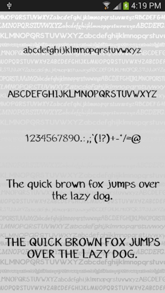Handwritten Free Font Theme - Preview 3