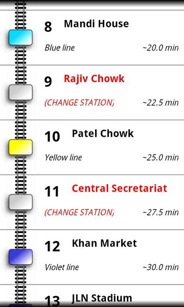 Delhi Metro Navigator - Preview 4