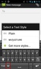 Text Styler Keyboard (Miniature) screenshot 1