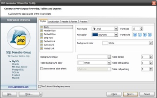 MySQL PHP Generator for Windows - Download it from Uptodown for free