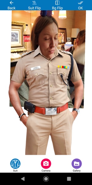 Men Police Suit Photo Editor - Preview 4