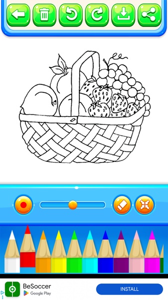 Fruits Coloring Book - Preview 9