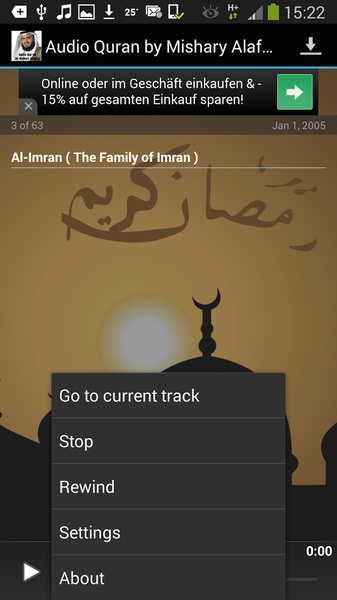 Audio Quran by Mishary Alafasy - Preview 1