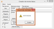 Creador de errores falsos 2 screenshot 2