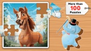 54 Animal Jigsaw Puzzles for Kids 🦀 screenshot 5