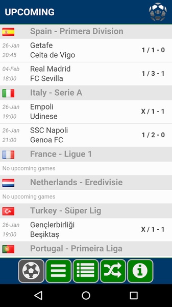 SoccerForecast - Preview 5