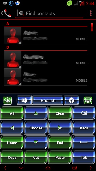 Alien Hive GO Keyboard Theme - Preview 7