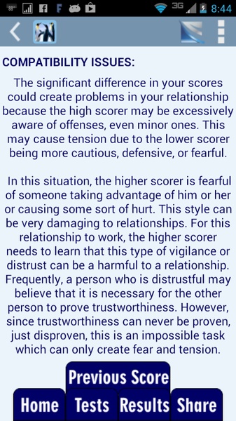 Know Your Relationships Tests - Preview 2
