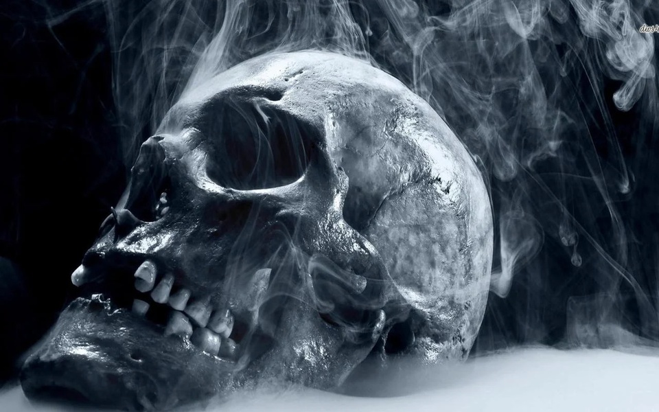 Smoking Skull Live Wallpaper - Preview 2