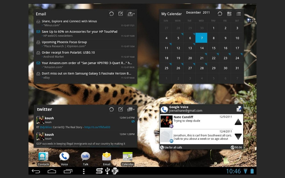 GOWidget Ice Cream Sandwich Theme - Preview 2