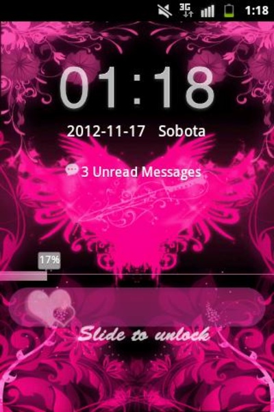 GO Locker Theme Pink Hearts - Preview 6