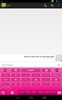 GO Keyboard Pink screenshot 3