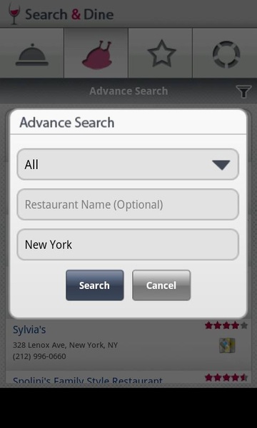 Search&Dine - Preview 3