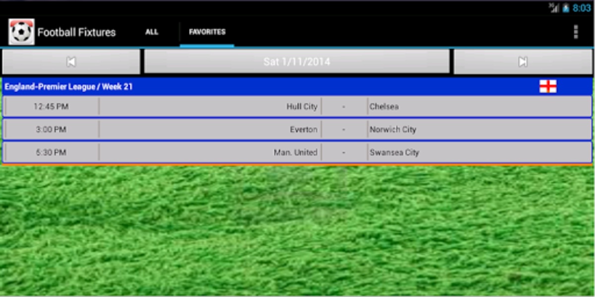 Football Fixtures - Preview 9