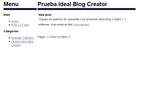 Ideal Blog Creator screenshot 1